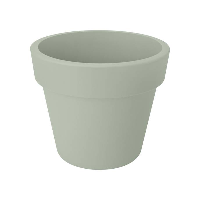 green basics top planter 23cm verde pietra
